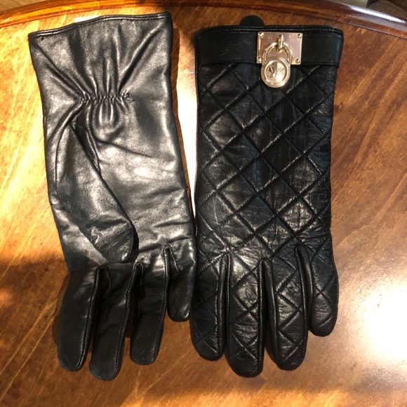 Black Leather gloves - Picture 2 of 2